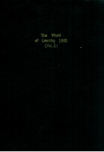 THE WORLD OF LEARNING 1995 FORTY-FIFTH EDITION 3