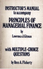 Instructor's manual to accompany principles of managerial finance with multiple-choice questions