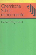 CHEMISCHE SCHULEXPERIMENTE BAND 1 GERATE