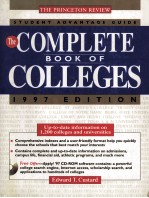 THE PRINCETON REVIEW STUDENT ACCESS GUIDE THE COMPLETE BOOK OF COLLEGES 1997 EDITION