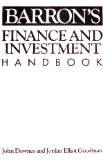 Barron's finance and investment handbook second edition