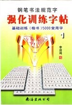 钢笔书法规范字强化训练字帖 楷书