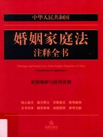 中华人民共和国婚姻家庭法注释全书 配套解析与应用实例