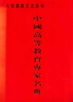 中国高等教育专家名典