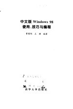 中文版Windows 98使用、技巧与编程