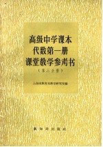 高级中学课本代数第1册课堂教学参考书 第3分册