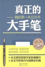 真正的大手笔 我的第一本公文书 大全集