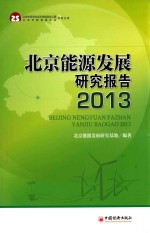 北京能源发展研究报告 2013