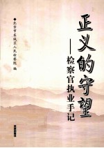 正义的守望 检察官执行手记