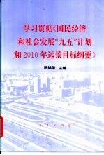学习贯彻《国民经济和社会发展“九五”计划和2010年远景目标纲要》