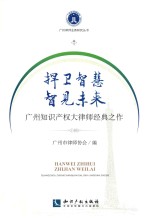 捍卫智慧 智见未来 广州知识产权大律师经典之作