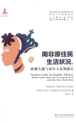 南非原住民生活状况 欧洲大战与布尔人反叛前后