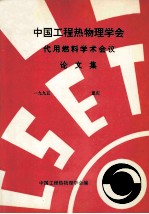 中国工程热物理学会 代用燃料学术会议论文集 1995 重庆