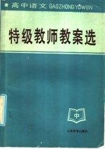 高中语文 特级教师教案选 中