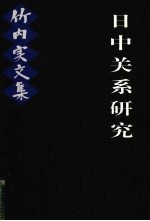 竹内实文集 第5卷 日中关系研究