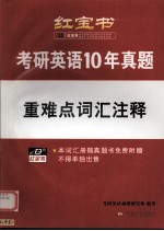考研英语10年真题 重难点词汇注释
