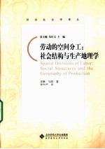 劳动的空间分工 社会结构与生产地理学