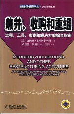 兼并、收购和重组 过程、工具、案例和解决方案综合指南