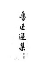 鲁迅选集 中