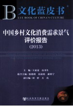 中国乡村文化消费需求景气评价报告 2013