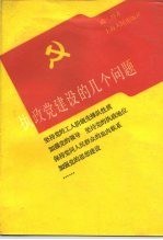 执政党建设的几个问题