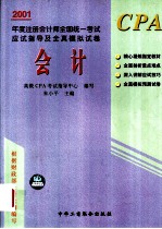 2001年度注册会计师全国统一考试应试指导及全真模拟试卷 会计
