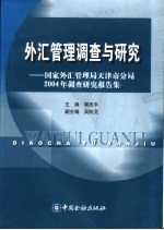 外汇管理调查与研究 国家外汇管理局天津市分局2004年调查研究报告集