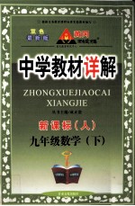 中学教材详解 新课标 数学 九年级 下 人教版