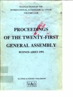 PROCEEDINGS OF THE TWENTY-FIRST GENERAL ASSEMBLY(BUENOS AIRES 1991)