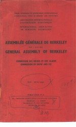 ASSEMBLEE GENERALE DE BERKELEY 19-8-31-8-1963 GENERAL ASSEMBLY OF BERKELEY