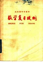 山东省中学课本数学复习提纲