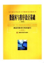数据库与程序设计基础 专修