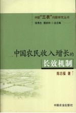 中国农民收入增长的长效机制