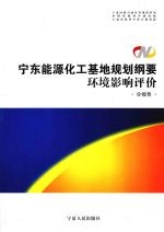 宁东能源化工基地规划纲要环境影响评价 分报告