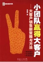 小团队赢得大客户:大客户销售新策略与方法