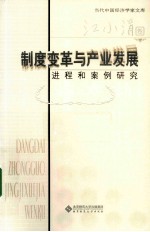 制度变革与产业发展 进程和案例研究