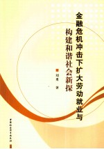 金融危机冲击下扩大劳动就业与构建和谐社会新探