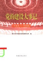党的建设大事记:十五大-十六大