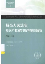 最高人民法院审判指导案例解析丛书 最高人民法院知识产权审判指导案例解析