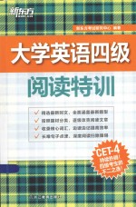 新东方大愚英语学习丛书 大学英语四级阅读特训