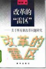 改革的“雷区” 关于所有制改革问题研究