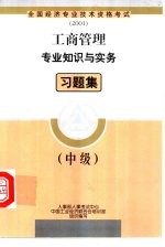 工商管理专业知识与实务习题集 中级