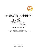 新余复市三十周年大事记 1983-2013