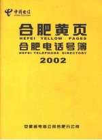 合肥黄页 合肥电话号薄 2002