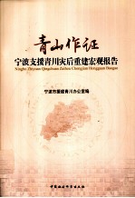青山作证 宁波支援青川灾后重建宏观报告