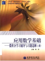 应用数学基础 微积分学习辅导与习题选解 上