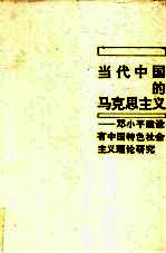 当代中国的马克思主义 邓小平建设有中国特色社会主义理论研究