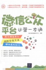 微信公众平台运营一本通 图文颜值美化+吸粉引流方法+赚钱赢利技巧