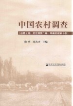 中国农村调查 总第2卷 村庄类 第1卷 华南区域 第1卷