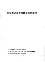 往复推动式炉排技术总结报告
